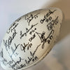 1968 New York Jets Super Bowl Champs Team Signed Wilson Football JSA COA