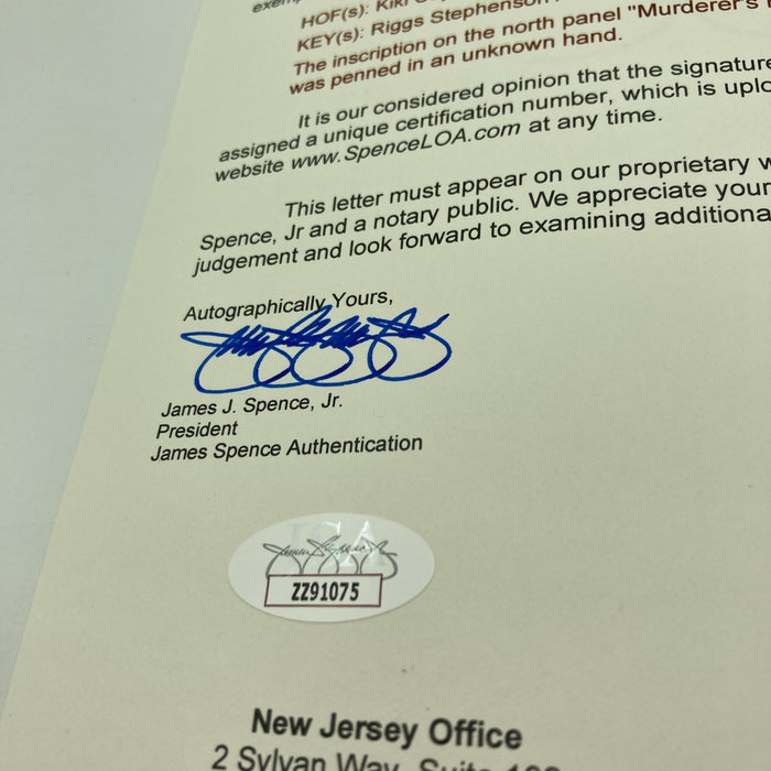 1929 Chicago Cubs Murderer’s Row Signed Baseball JSA COA