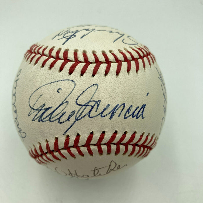 2002 Anaheim Angels World Series Champs Team Signed W.S. Baseball With JSA COA