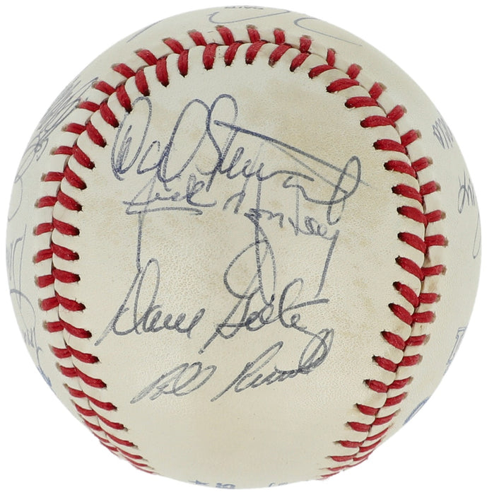 1981 Los Angeles Dodgers World Series Champs Team Signed W.S. Baseball JSA COA