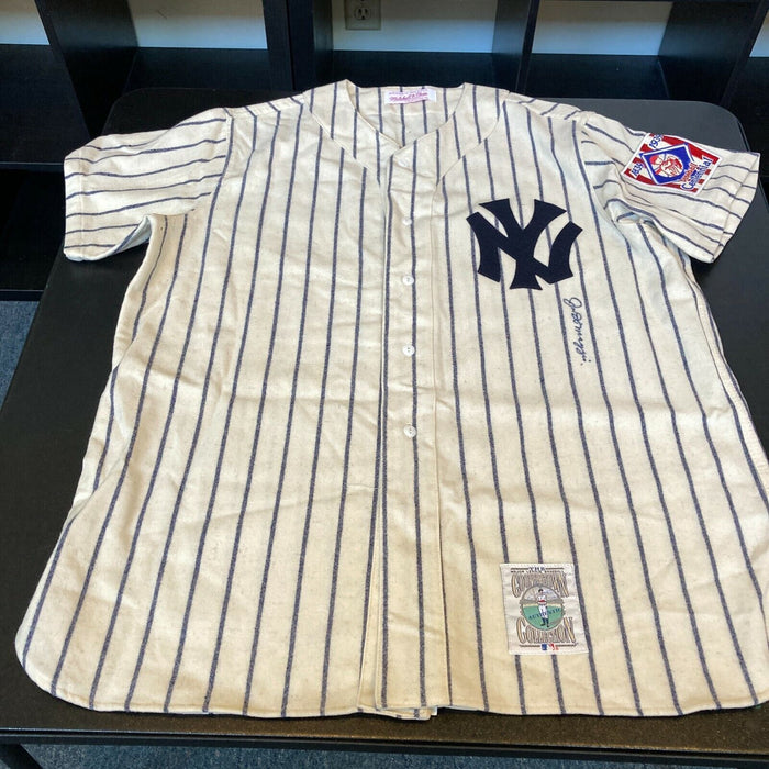 Joe Dimaggio Signed Authentic 1939 New York Yankees Game Model Jersey JSA COA