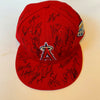 Mike Trout Derek Jeter Justin Verlander 2012 All Star Game Signed Game Hat JSA