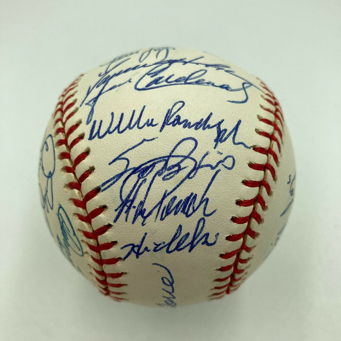 1998 New York Yankees World Series Champs Team Signed Baseball PSA DNA COA