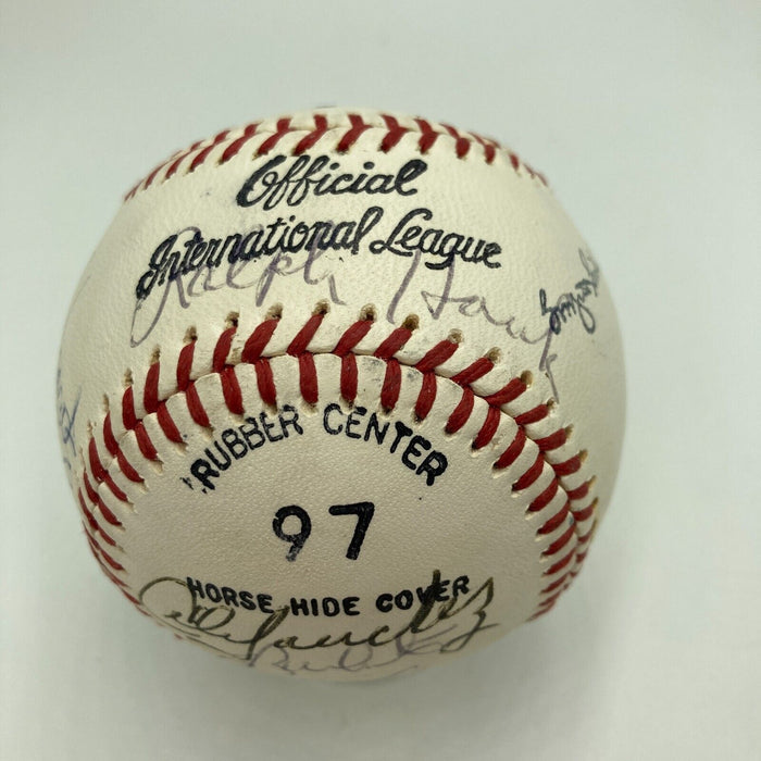 1973 New York Yankees Team Signed Baseball JSA COA