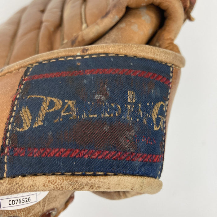 Bob Gibson Signed Vintage Spalding Game Model Baseball Glove JSA COA