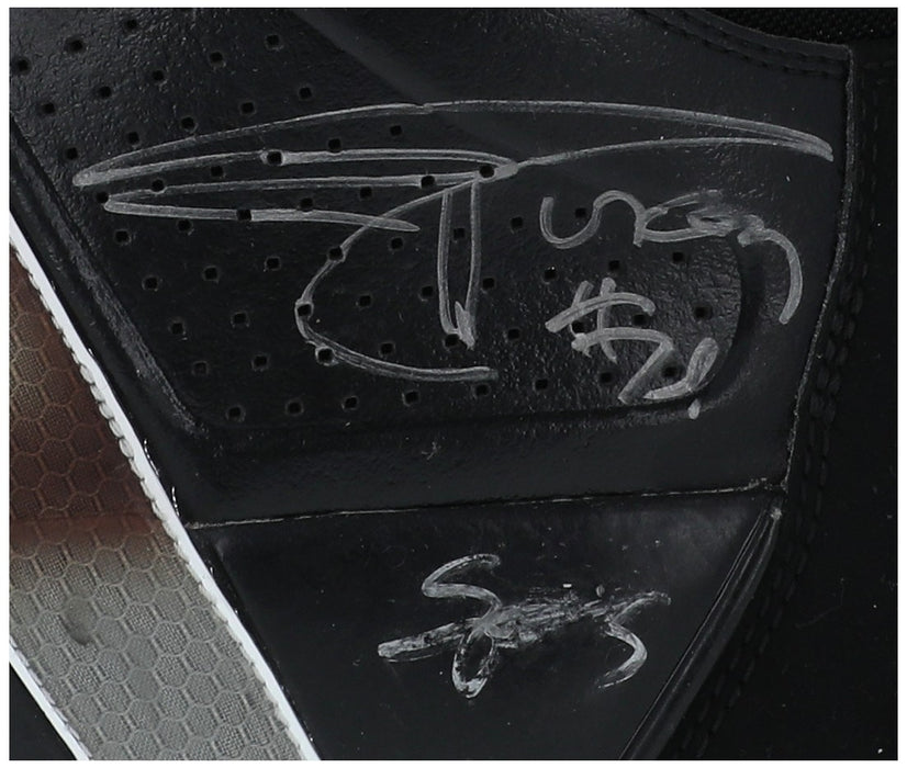 Tim Duncan Signed 2009 Game Used Adidas Sneakers Shoes MEARS & Beckett COA