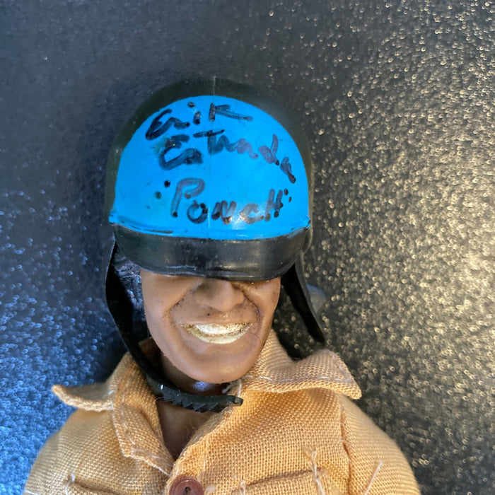 Erik Estrada Signed Vintage 1970's Chip's Ponch Action Figure JSA COA