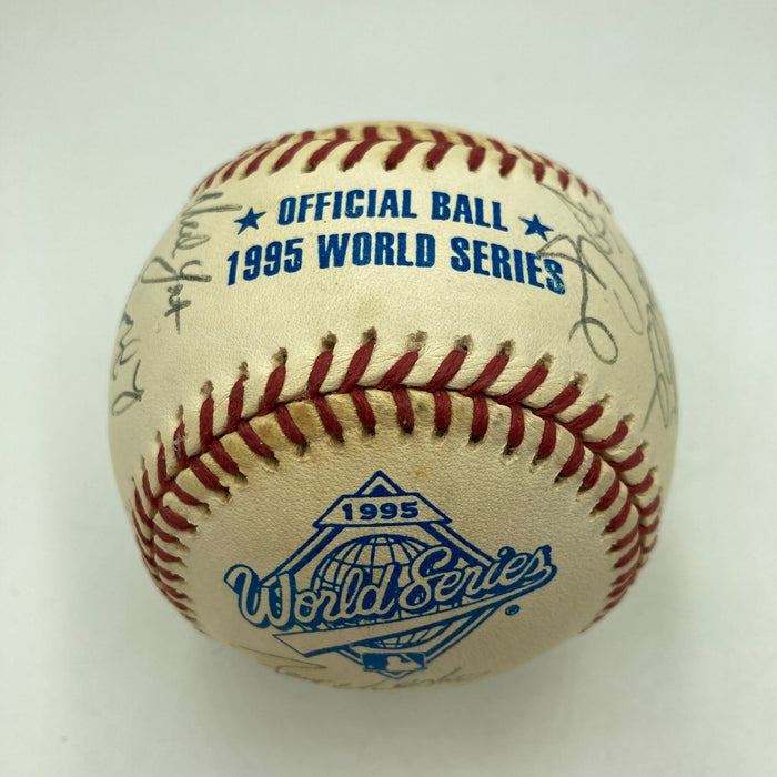 1995 Atlanta Braves World Series Champs Team Signed W.S. Baseball JSA COA
