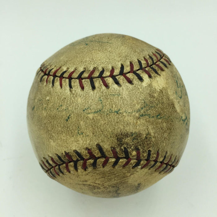 1931 Jim Bottomley Signed Game Used National League Baseball JSA COA