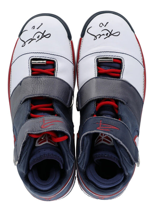 Kobe Bryant Signed 2008 Olympics Team USA Sneakers Shoes Beckett COA