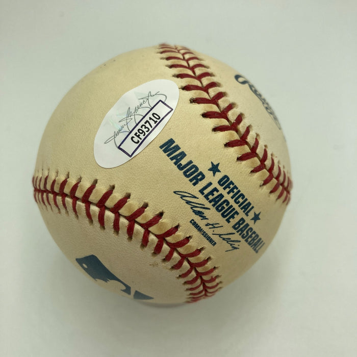 Tony Curtis Single Signed Major League Baseball JSA COA