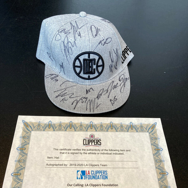 2019-2020 Los Angeles Clippers Team Signed Autographed Hat With Team COA
