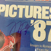 Michael Jordan Signed 1987 Sports Illustrated Magazine Beckett Certified