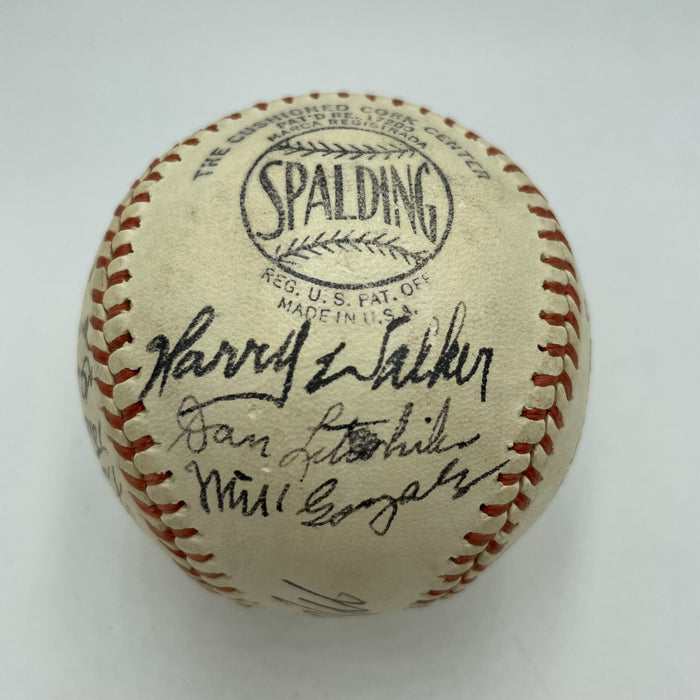 Beautiful 1943 St. Louis Cardinals Team Signed Baseball JSA