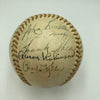 1947 New York Yankees World Series Champs Team Signed Baseball JSA COA