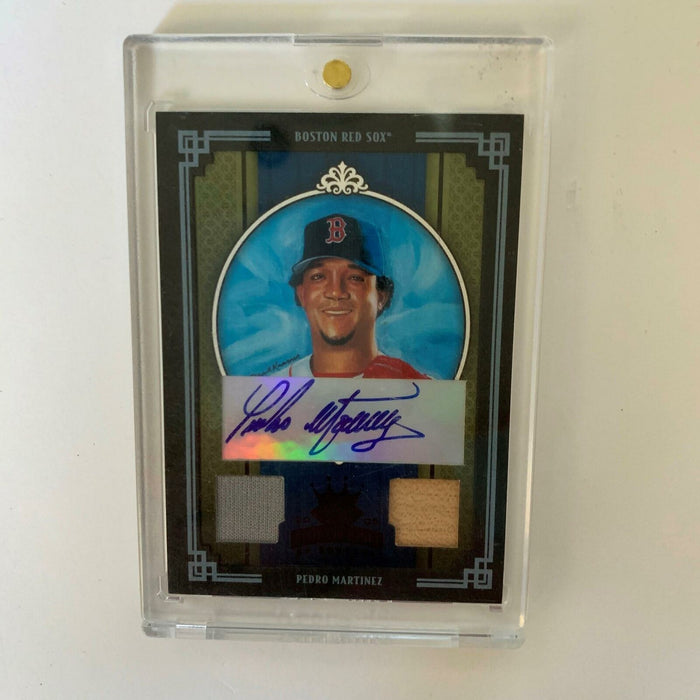 2005 Donruss Diamond Kings Pedro Martinez Auto Game Used Jersey 1/1 One Of One