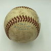 Casey Stengel & Mel Allen Signed 1960's Game Used Baseball JSA COA