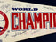 1982 St. Louis Cardinals World Series Champs Team Signed Baseball Pennant BAS