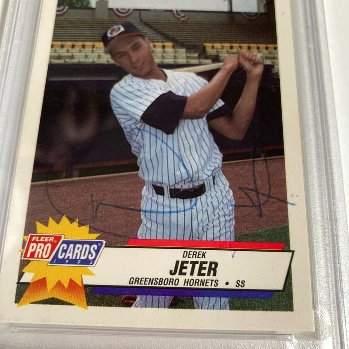 Derek Jeter Signed 1993 Fleer Procards All-Stars RC Rookie PSA DNA