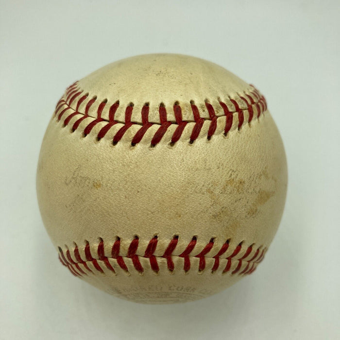 President Dwight D. Eisenhower Single Signed American League Baseball JSA COA