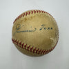Jimmie Foxx Signed Baseball Displays As Single Signed PSA DNA COA