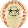 Joe Dimaggio Hank Aaron Hall Of Fame Multi Signed Baseball JSA COA