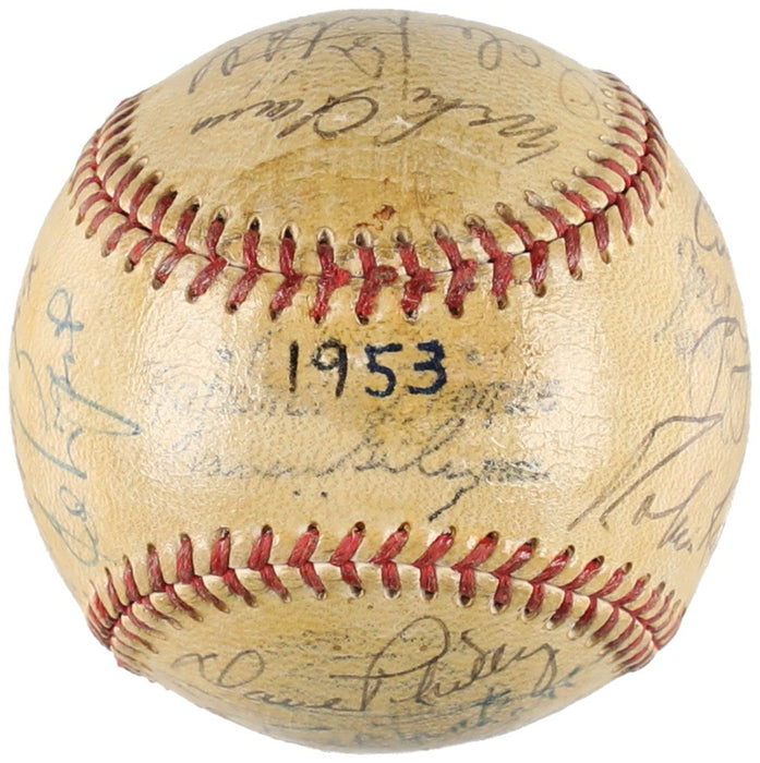 1953 All Star Game Team Signed National League Baseball JSA COA