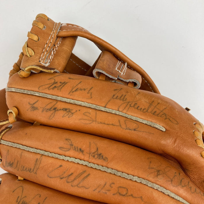 1988 St. Louis Cardinals Team Signed Baseball Glove 30 Sigs Ozzie Smith