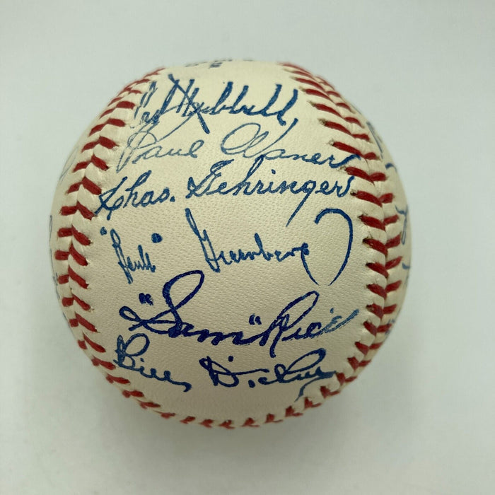 Babe Ruth Lou Gehrig 1950's Vintage Hall Of Fame Facsimile Signed Baseball