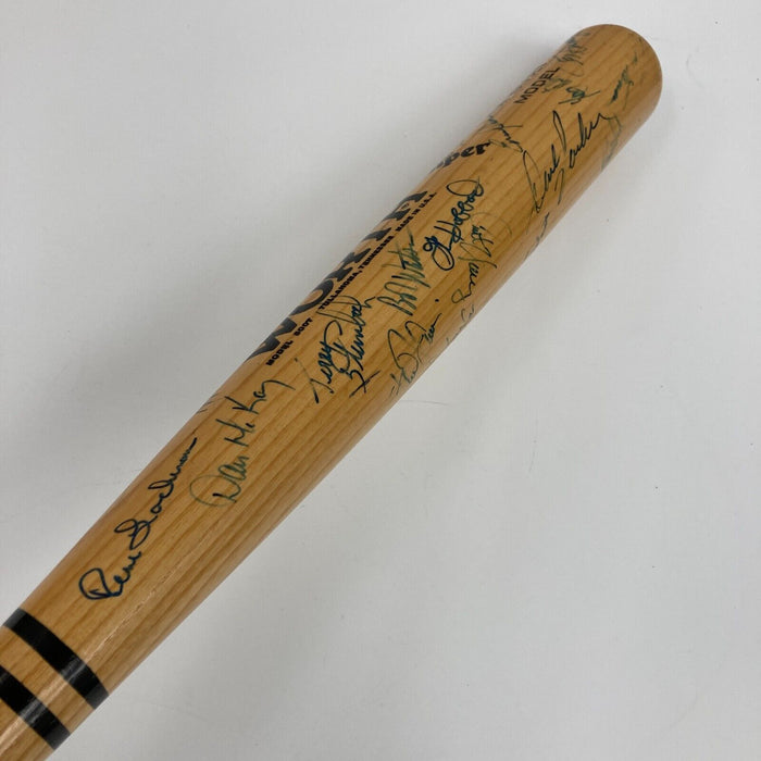 1988 Oakland Athletics American League Champions Team Signed Bat JSA COA