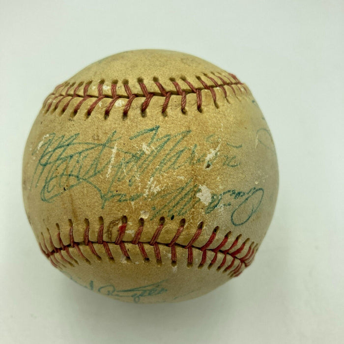 Nellie Fox 1954 Chicago White Sox Team Signed Baseball JSA COA