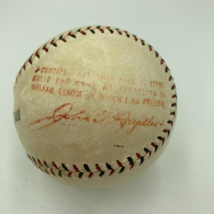 Hack Wilson Single Signed 1932 Official National League Baseball JSA COA