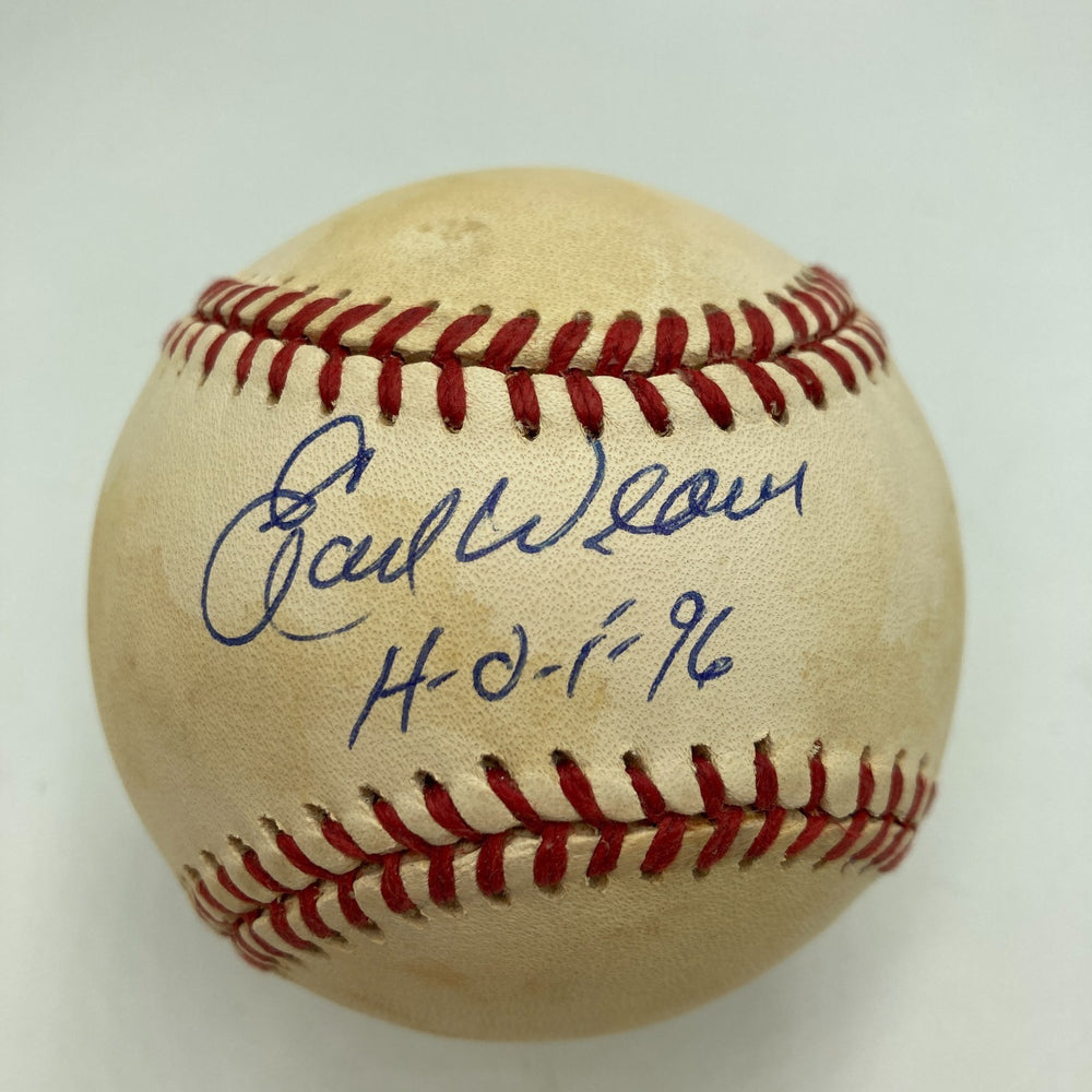 Earl Weaver "Hall Of Fame 1996" Signed American League Baseball PSA DNA COA