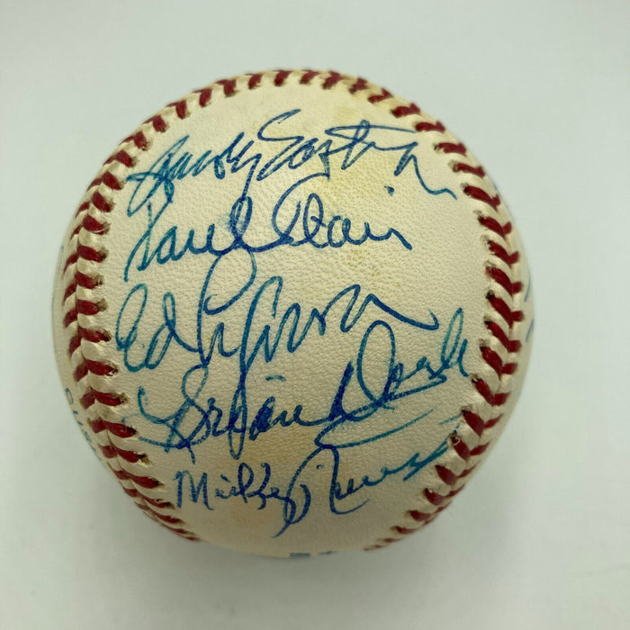 1978 Yankees World Series Champs Team Signed Baseball JSA COA