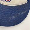 Hank Aaron Signed Vintage Atlanta Braves Baseball Hat JSA COA