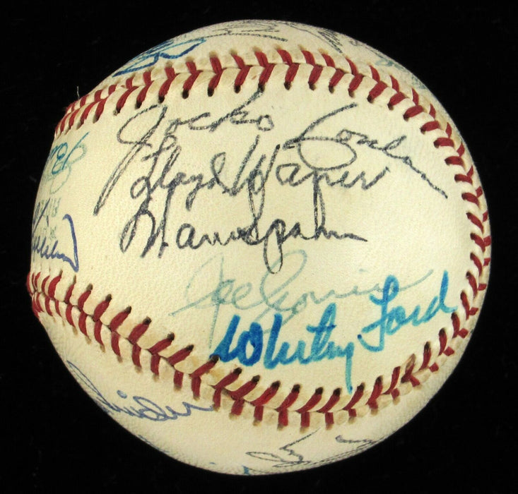 Beautiful Willie Mays 1960's Hall Of Fame Multi Signed Baseball With JSA COA