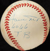 Willie Mays, Hank Aaron & Stan Musial Total Baseball Signed Baseball JSA COA