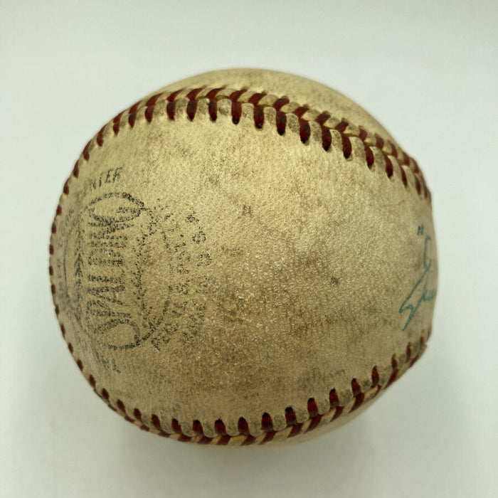 Beautiful Jimmie Foxx Single Signed National League Baseball Beckett COA