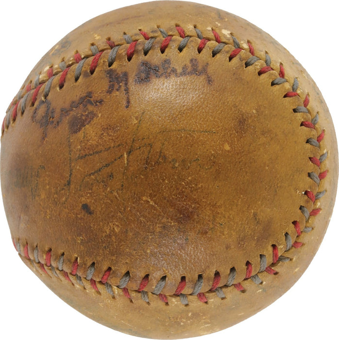 Rabbit Maranville Sweet Spot Signed 1930 Boston Braves Team Signed Baseball PSA