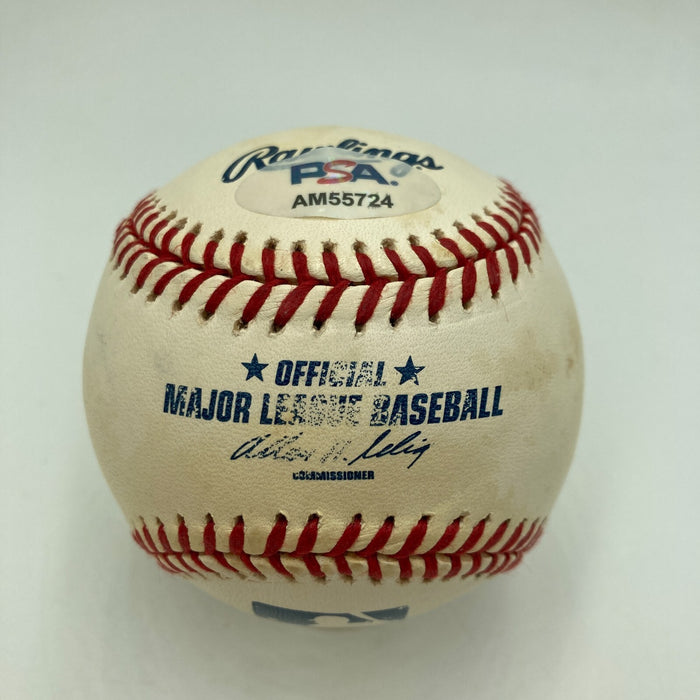 Martin Landau Signed Official Major League Baseball PSA DNA COA