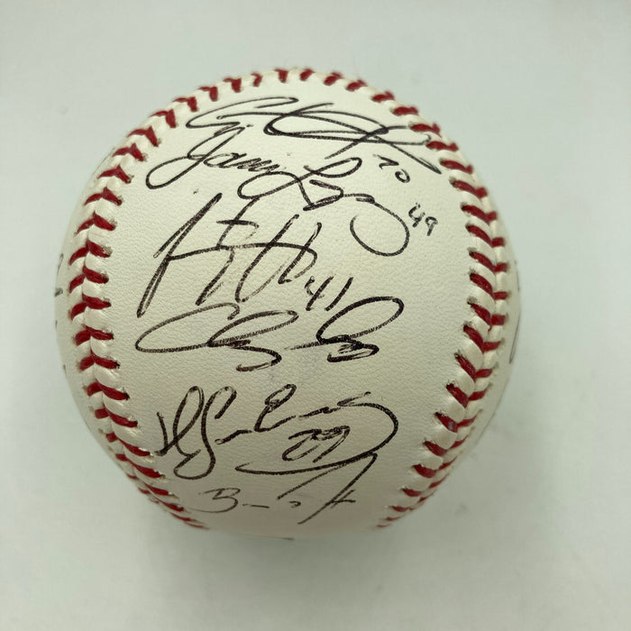 2012 San Francisco Giants World Series Champs Team Signed W.S. Baseball JSA COA