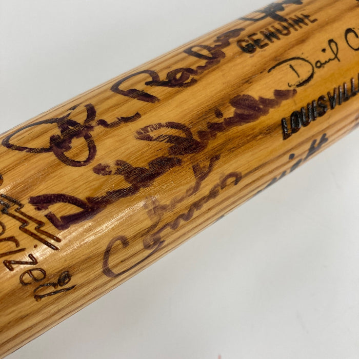 Sandy Koufax Don Drysdale Brooklyn Dodgers HOF Legends Multi Signed Bat Beckett