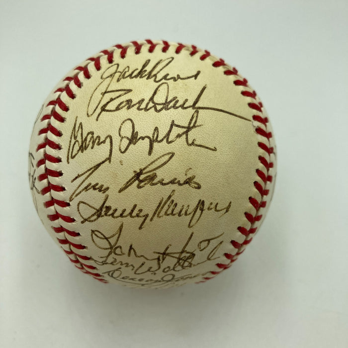 1985 All Star Game Team Signed Baseball 33 Sigs With Sandy Koufax JSA COA