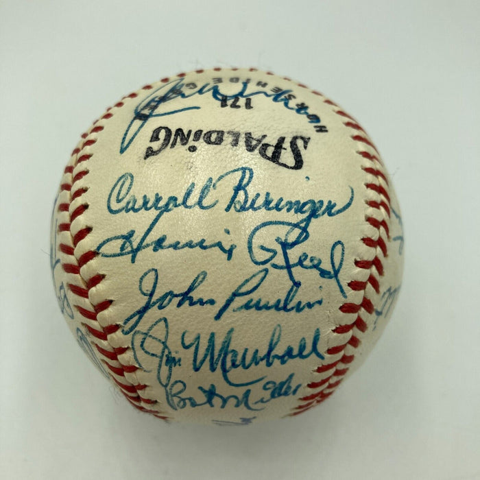 Beautiful 1967 Los Angeles Dodgers Team Signed Baseball JSA COA