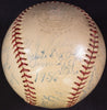 Red Faber Ed Walsh Ray Schalk Moe Berg Hall Of Fame  Signed Baseball Beckett