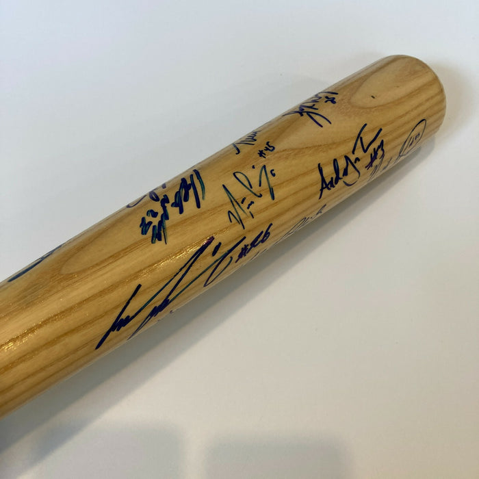 2001-02 MLB Top Prospects Multi Signed Baseball Bat With Josh Beckett