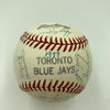 Rare 1977 Toronto Blue Jays Inaugural Season Team Signed Baseball With JSA COA