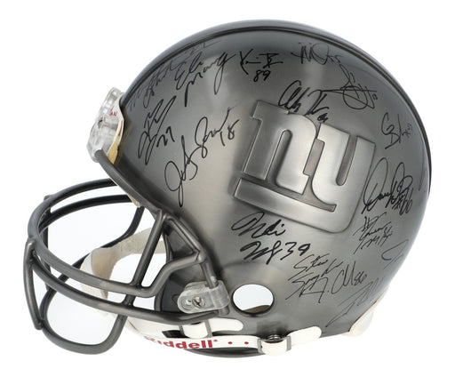 2007 New York Giants Super Bowl Champs Team Signed Full Size Helmet Steiner COA