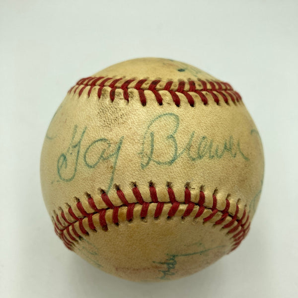 Tom Weiskopf Tommy Bolt Gay Brewer Jerry Pate Snead Golf PGA Signed Baseball JSA