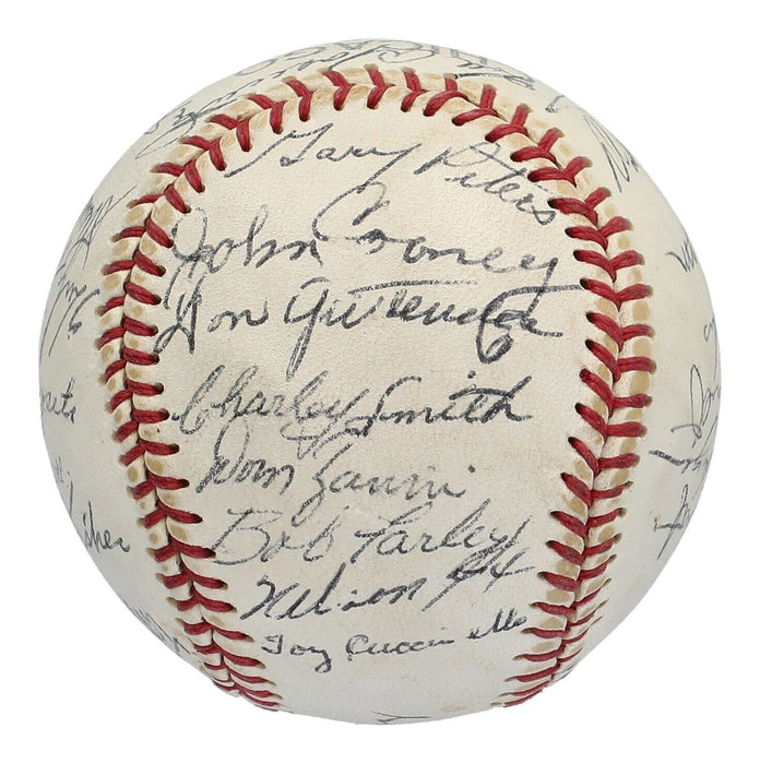 1962 Chicago White Sox Team-Signed Baseball Nellie Fox JSA COA